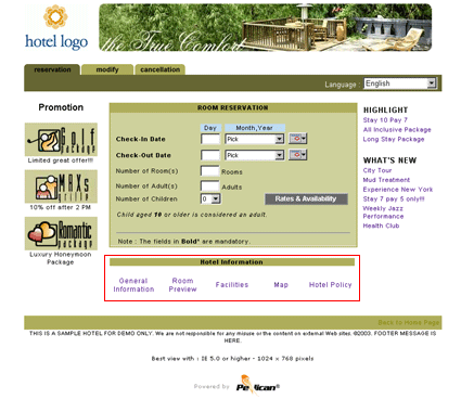 Hotel Reservation System